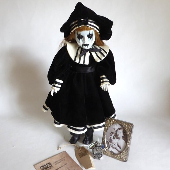 Cradle to Grave Curiosities Other - OOAK 15” GOTHIC HORROR SCARY POSSESSED DEMON DOLL PROP ODDITY